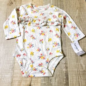 NWT CARTERS floral onesie